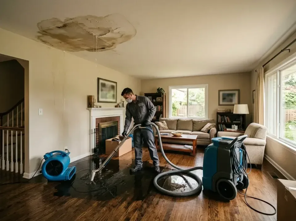 attic-pipe-burst-ceiling-drip-008 — frequently asked questions, Water Damage Restoration & Carpet Care in Cuba, MO